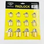 CANDADO CASTOR BLISTER - 20-25-30