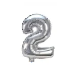 GLOBO 2 PLATEADO A16-2P