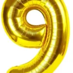 GLOBO 9 DORADO A16-9D