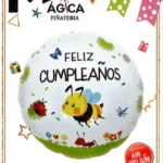 GLOBO DECORATIVO FELIZ CUMPLEAÑOS ABEJITA