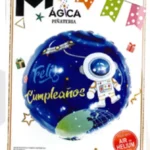 GLOBO DECORATIVO FELIZ CUMPLEAÑOS ASTRONAUTA