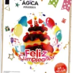 GLOBO DECORATIVO FELIZ CUMPLEAÑOS TORTA