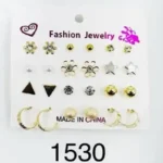 1530//Set de Aretes Surtidos Fashion – Diseños Variados