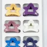 3265//Pinzas Mini para Cabello con Diseño de Estrella