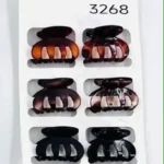 3268//Pinzas Mini para Cabello Tipo Garra – Colores Clásicos