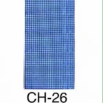 CH-26//Cortina Decorativa Metalizada Azul Rey