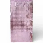 CH-31//Cortina Decorativa Metalizada Rosa