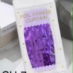 CH-7//Cortina Decorativa de Tiras Morada para Fiesta