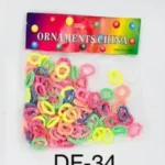 DF-34//Coleros Mini para Trenzas – Colores Neón Surtidos