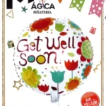 Globo Metálico Redondo “Get Well Soon” 18”