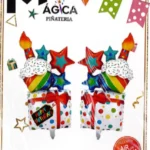 Globo Metálico Figura Regalo Cumpleaños (62 x 109 cm)