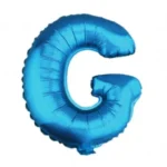 CY-GAZ//Globo Letra “G” Azul Metalizada