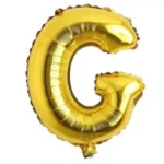 CY-GD//Globo Letra “G” Dorada Metalizada