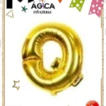 CY-QD//Globo Foil Letra “Q” Dorado