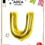 CY-UD//Globo Letra “U” Dorado