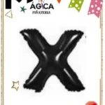 CY-XN//Globo Letra “X” Negro