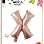 CY-XDR//Globo Letra “X” Oro Rosa