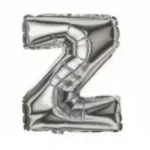 CY-ZP//Globo Letra “Z” Plateada