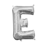 CY-EP//Globo Letra “E” Plateada