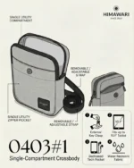 Bolso Crossbody Himawari "Essential Slim" – Modelo 0403#1 - Imagen 2