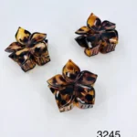 3245//Pinza para Cabello Diseño Flor Carey – Elegancia Natural