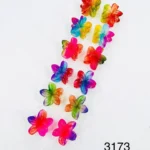 3173//Pinza para Cabello Flor Multicolor – Estilo Tropical