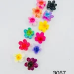 3067//Pinza para Cabello Mini Flor Colores Vibrantes