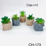 CH-173//Matera Decorativa con Flor