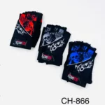 CH-866//Guantes Cortos Deportivos con Diseño Urbano