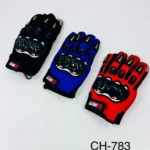 CH-783//Guantes para Moto con Refuerzo en Nudillos