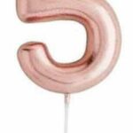 VE-5OR//VELA NUMERO 5 ORO ROSA
