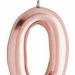 VE-0OR//VELA NUMERO 0 ORO ROSA